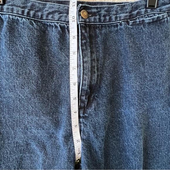 DISNEY Vintage Mickey Mouse Embroidered Blue Jeans Denim High Rise M - Picture 13 of 14